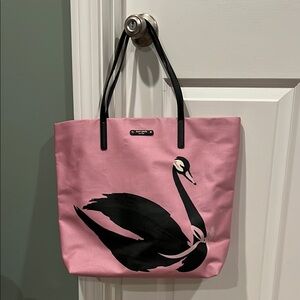 Kate Spade black swan tote bag